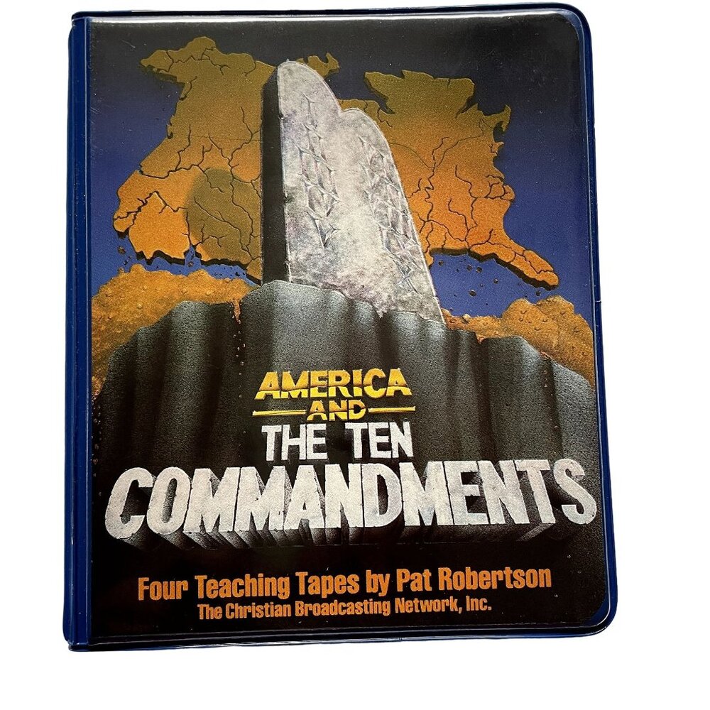 America and Ten Commandments Teaching Tapes Pat Roberts Audio Book Cassette u